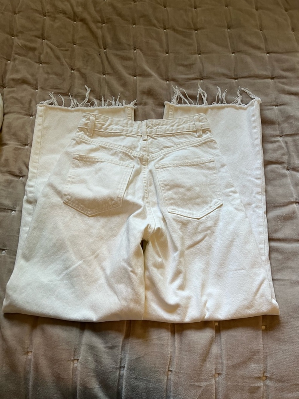 Zara High Rise Wide-Leg Jeans